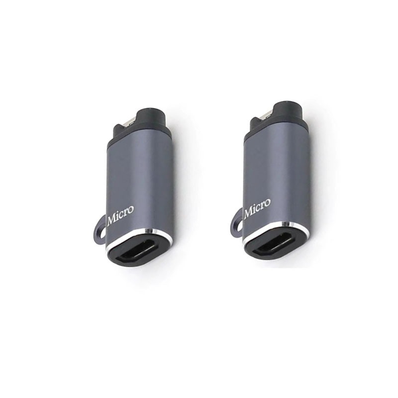 Garmin USB-C Adapter - Right Angle Female, 2 Pack, Dark Grey Aluminum
