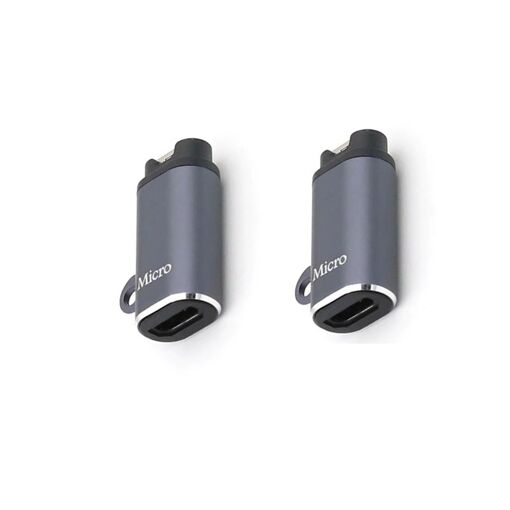 Garmin USB-C Adapter - Right Angle Female, 2 Pack, Dark Grey Aluminum
