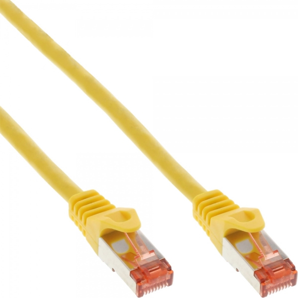 InLine Cat6 Yellow Network Cable, 0.3m (S-STP)
