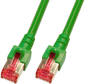 EFB Elektronik Cat6 S/FTP Network Cable, Green, 0.5m