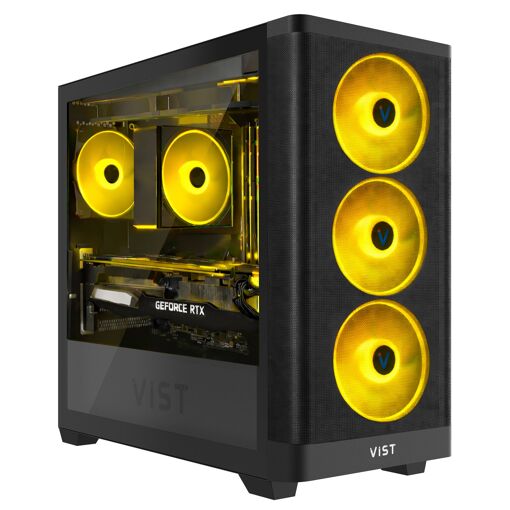 PC de juegos VIST Core Ultra 7 - 48GB de RAM, RTX 5070, SSD de 1TB, WiFi, Windows 11 Pro