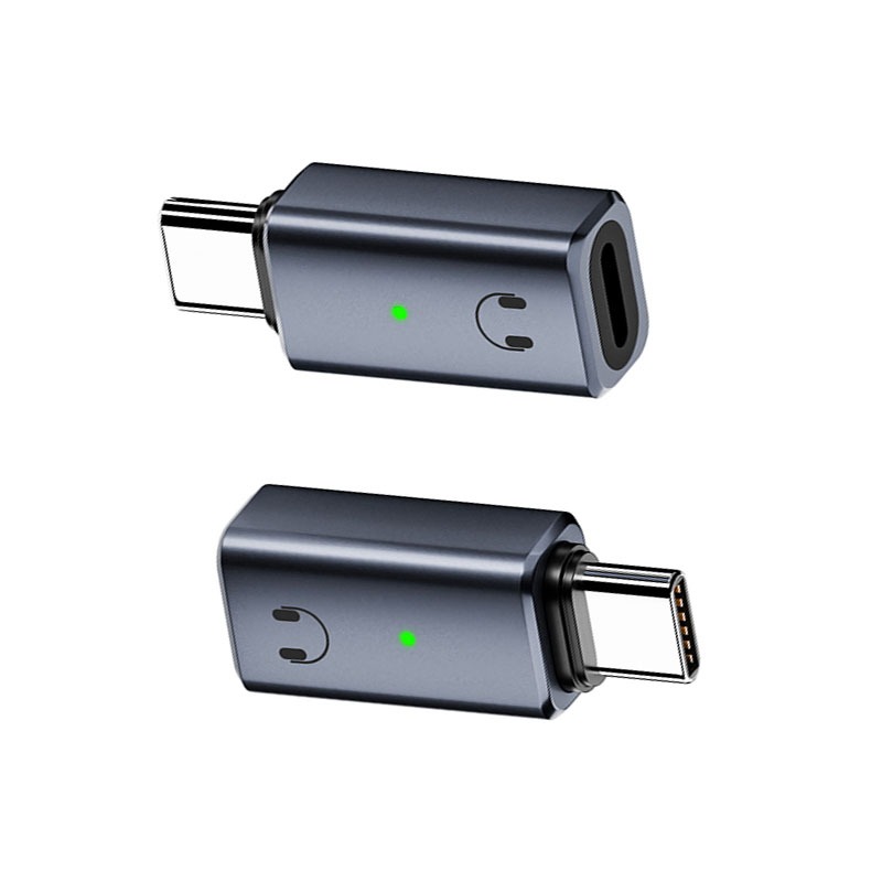 Lightning to USB-C Adapter for Headphones - Compatible with Apple 15 Gray