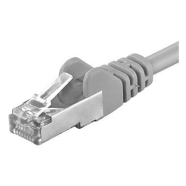 PremiumCord S-FTP Cat6a Patch Cable, 15m, Grey