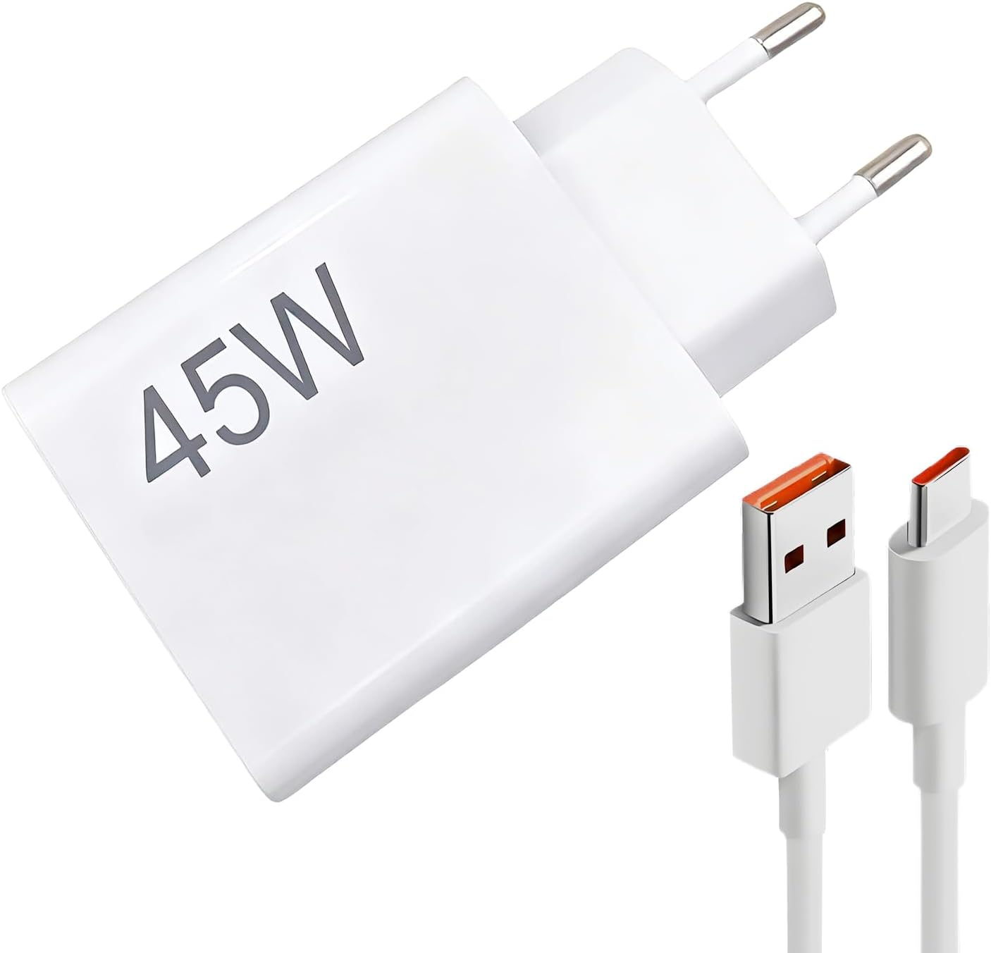 Cargador rápido KALANKA 45W con cable USB C de 2m