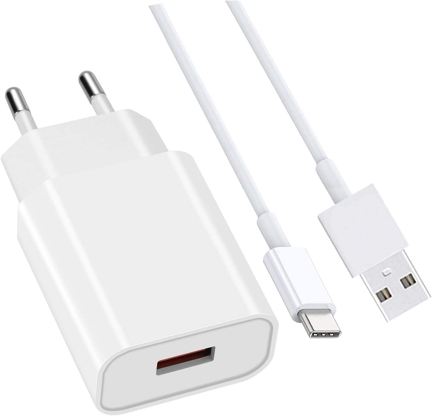 Cargador rápido KALANKA y cable de 1,5 m para Motorola Moto G53/E13/G84/G73/G14/E13/G13/G23/G32/G54/A14
