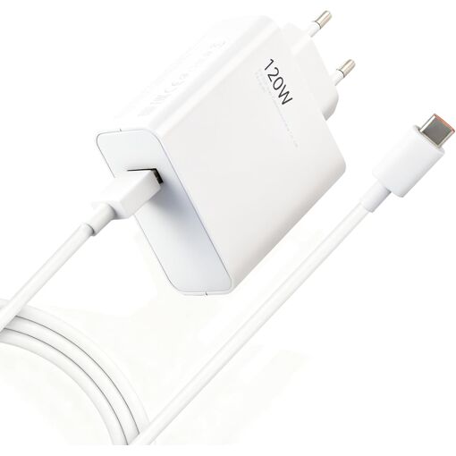 KALANKA 120W Rapid Charger, for Xiaomi Redmi Note 14/11S/11/12Pro/POCO X6/X4 GT Pad 6 5, with 6A USB C to Lightning Cable 1M