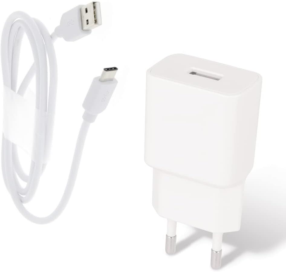 KALANKA Charger for Crosscall Core Z5, M5, X5, X4 / Stellar X5, Action X5 / CROSSCALL Core M4 - 10W USB, Type-C Cable