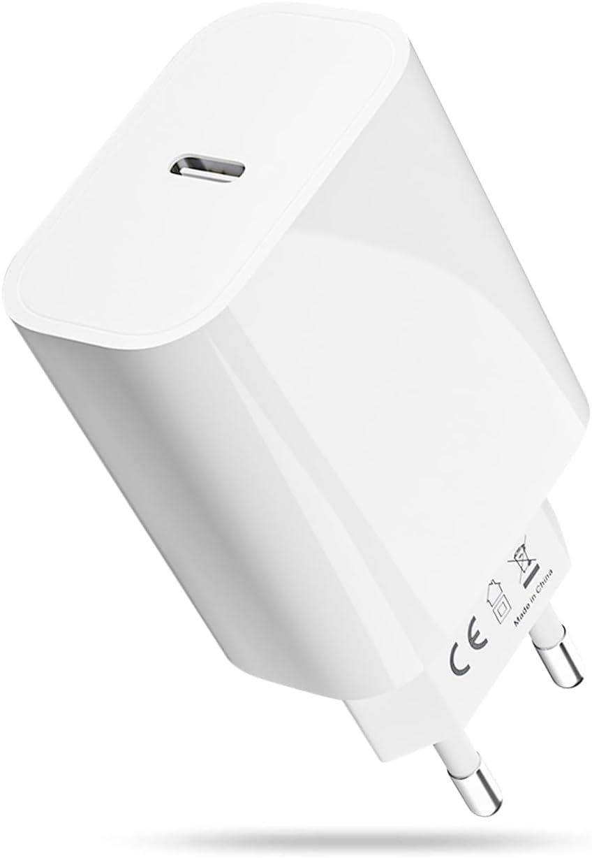 KALANKA 20W USB-C Charger for iPhone 16/16 Pro/Max, 15/15 Pro/Max, 14/13/12/11 SE, iPad and Compatible Devices