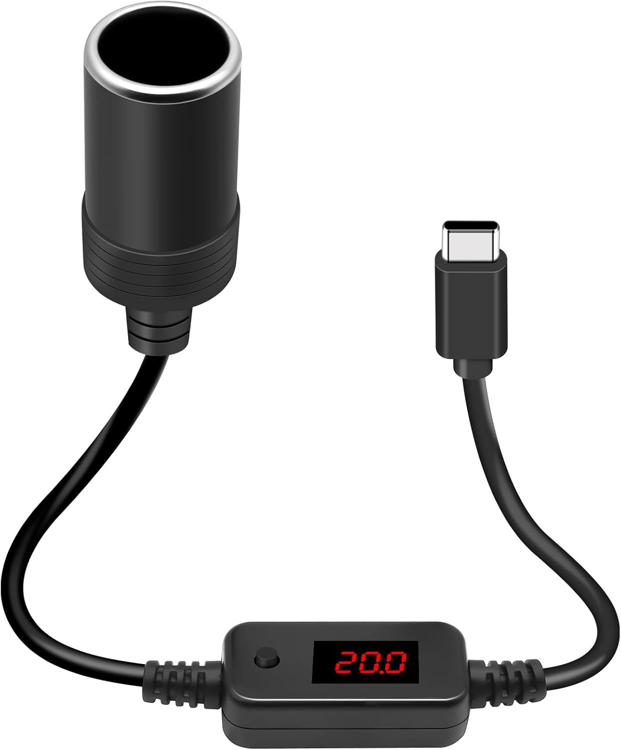 KALANKA USB C to Cigarette Lighter Adapter
