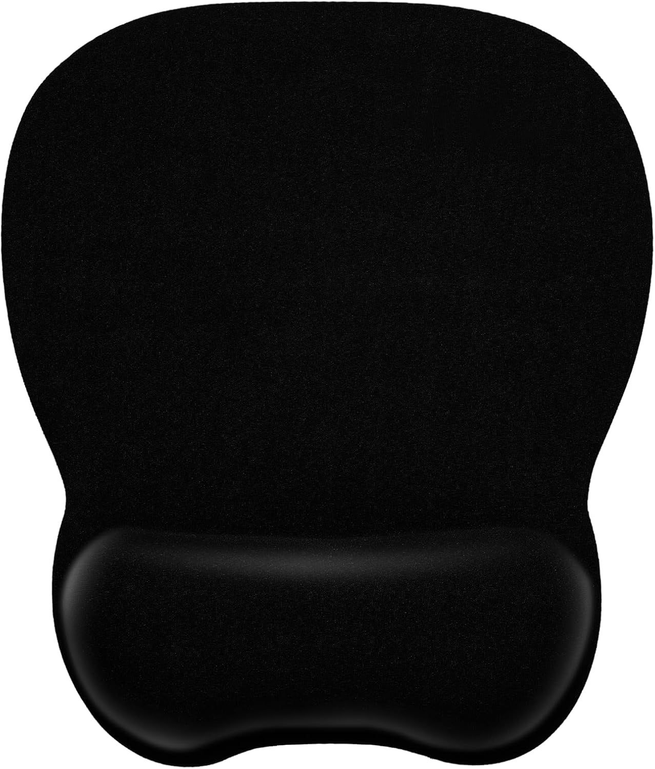 KALANKA Gaming Mouse Pad with Wrist Rest, Ergonomic Mouse Pad, Memory Foam Mousepad with Washable Wear Resistance, PC Accessories for Desk, Computer, Black