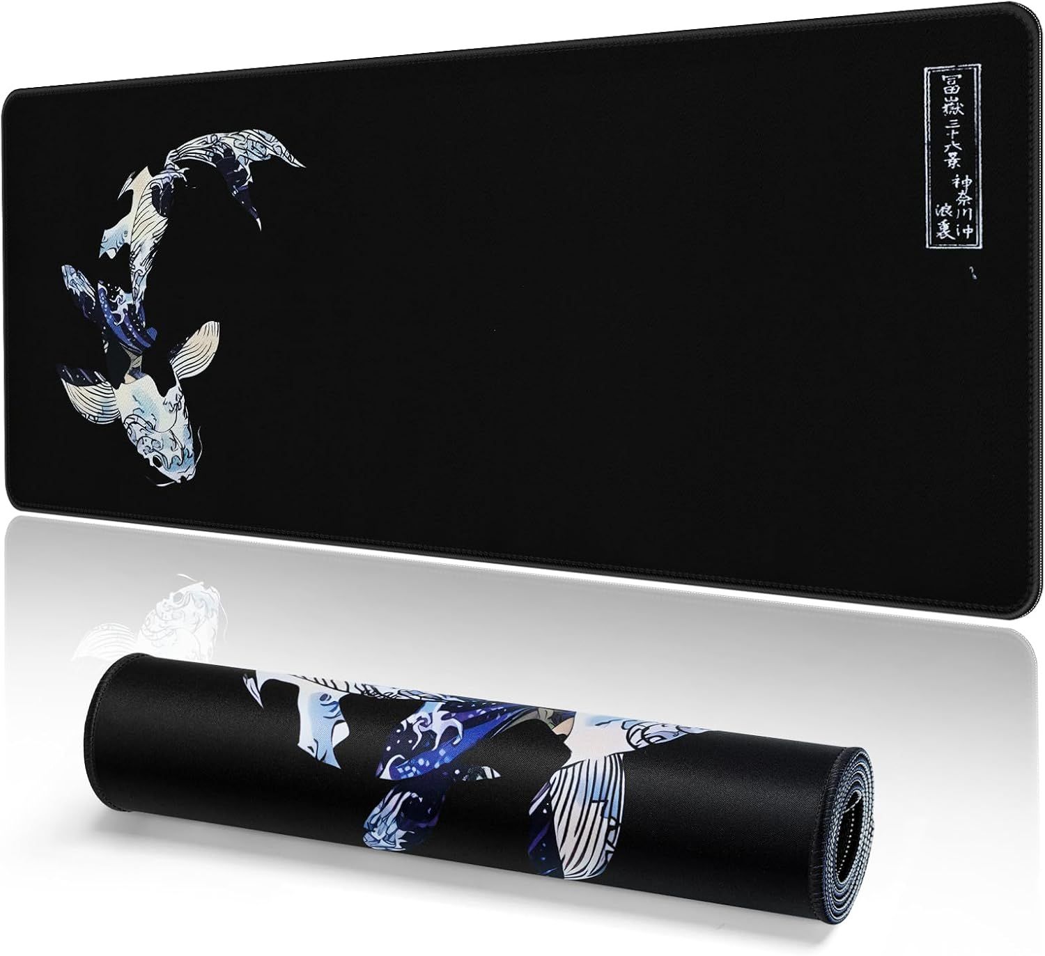 Tapete de Ratón de Juego KALANKA XXL - 800x300mm, Impermeable, Antiarrastre, Costuras Reforzadas para PC, MacBook, Portátil - Mejora la Precisión y Velocidad