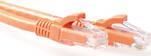 ACT Orange 15m Cat6A U/UTP Patch Cable Snagless RJ45