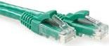 ACT Green 15m CAT6A U/UTP Patch Cable (Snagless, RJ45)