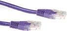 ACT Cat6A UTP 15m Network Cable, Violet (IB6615)