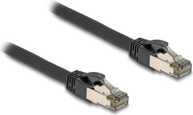 Delock Ethernet Cable - RJ-45 (M) to RJ-45 (M) - 15m - Black - CAT 6a