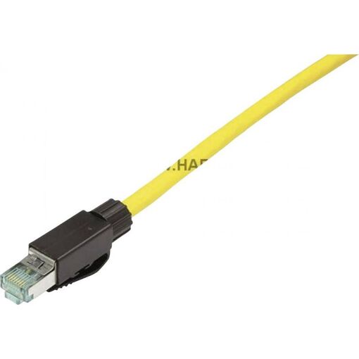 Harting Industrial RJ45 Plug Set, 8-Position, Straight, Black, 1 Piece (09 45 151 1520)