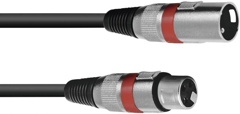 Omnitronic XLR Connection Cable (3-Pin, Black, 7.5m)