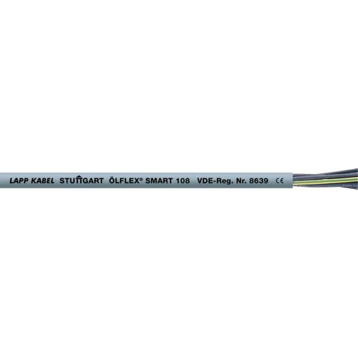 Câble de contrôle LAPP ÖLFLEX SMART 108, 2 x 0,50 mm², gris, 100 m