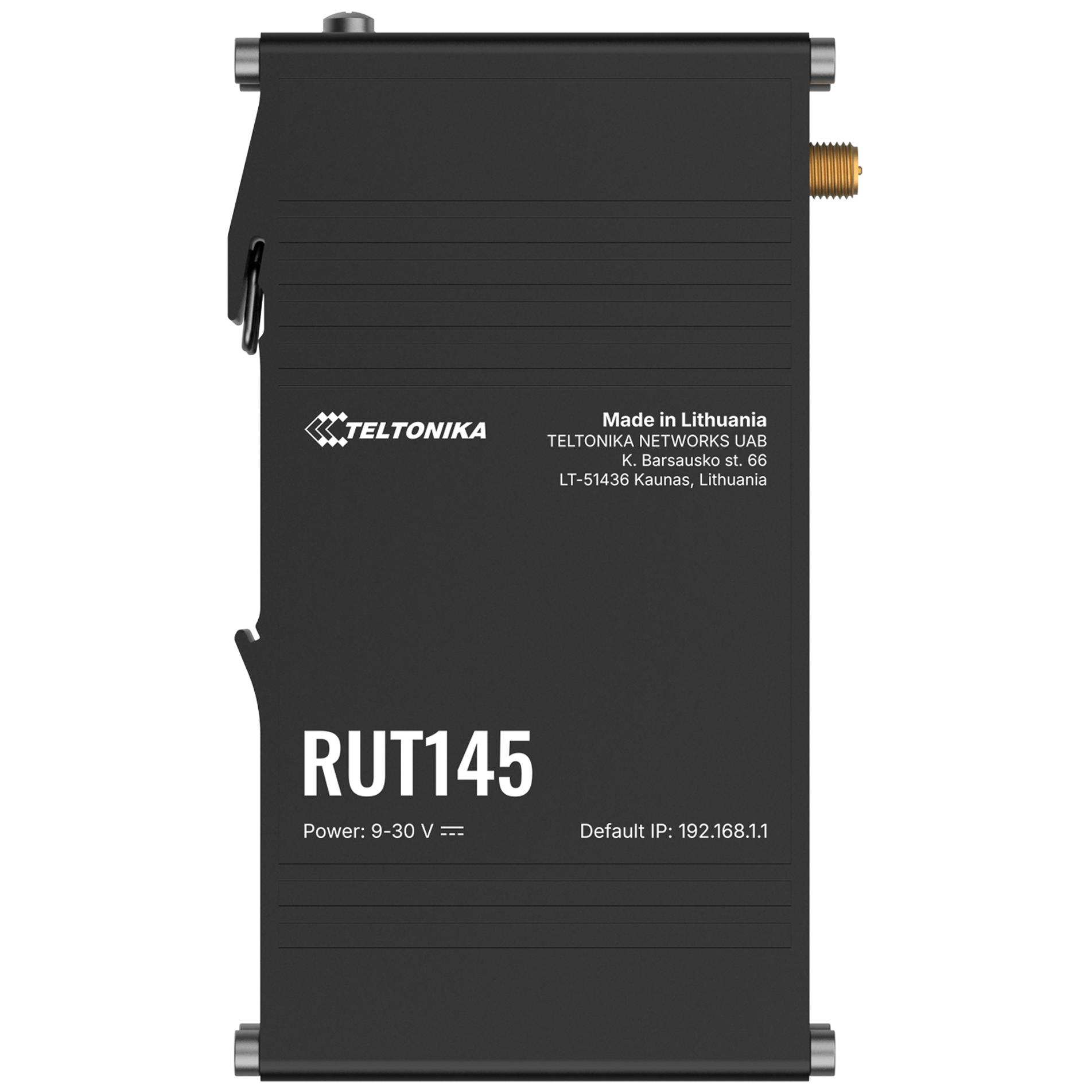 Teltonika RUT145 Wireless Router - Monoband 2.4GHz (Black)
