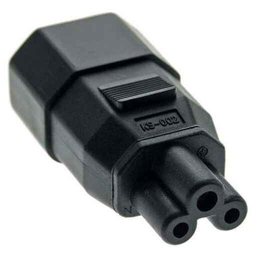 Adaptador de cable MicroConnect C14 a C5, negro