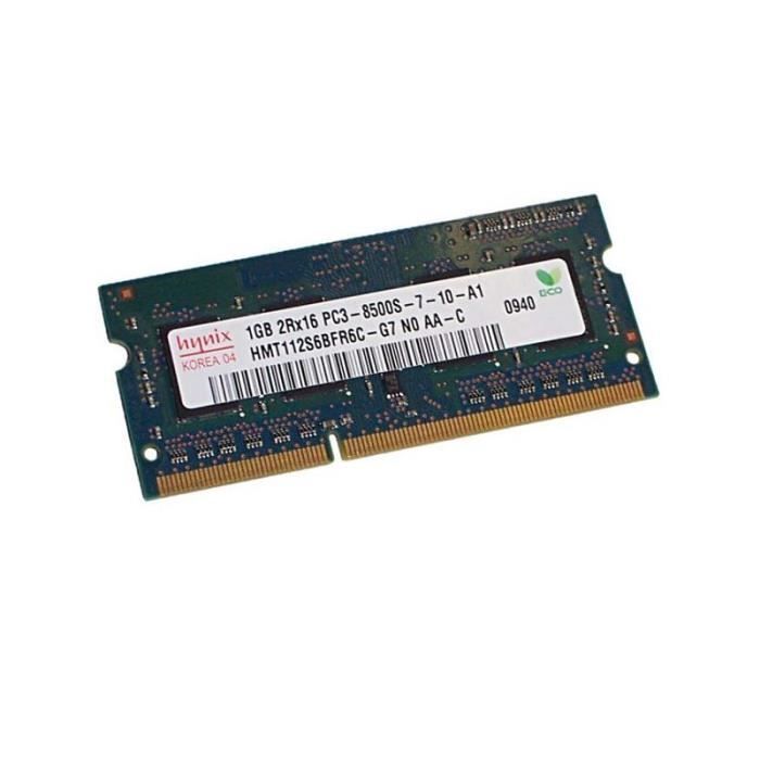 Aclouddate® 1GB SODIMM DDR3 RAM (HMT112S6BFR6C-G7, 1066MHz CL7)