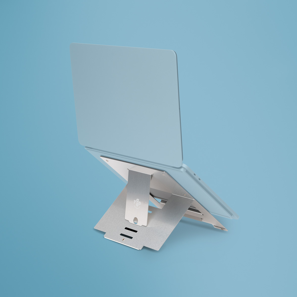 Soporte para portátil R-Go, soporte flexible y ajustable ergonómico, plata