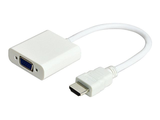 Convertidor de video MicroConnect - HDMI a VGA - Blanco