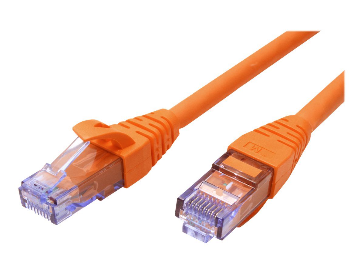 Cable Secomp RJ-45 CAT 6a UTP, 50 cm, Naranja