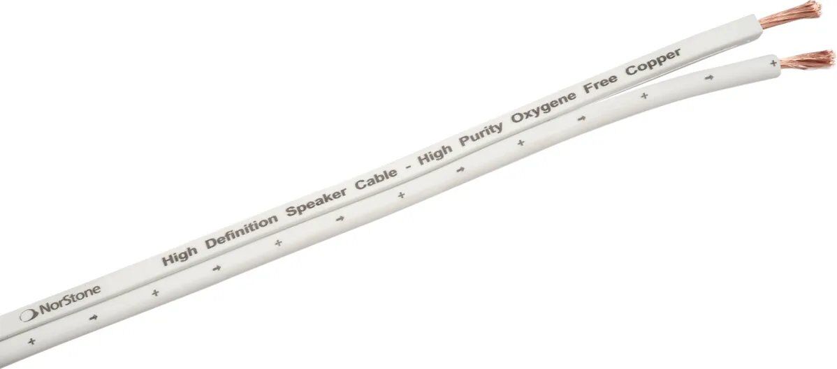 NorStone W250 - Speaker Cable - 2.5mm² - 100m - Classic White