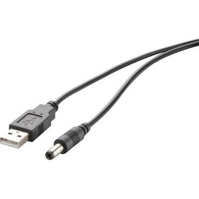 Renkforce USB 2.0 Cable [1x USB-A Male - 1x DC 3.5mm Male]