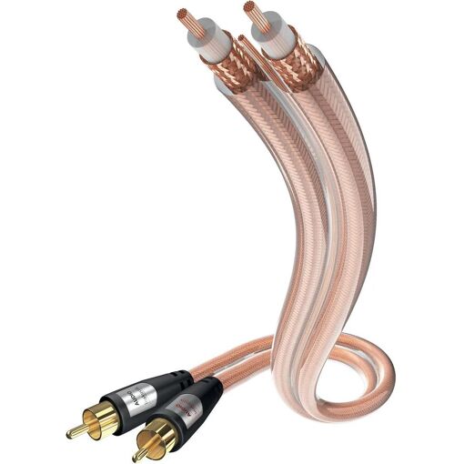 Câble audio Inakustik 0030413 transparent RCA de 3 m