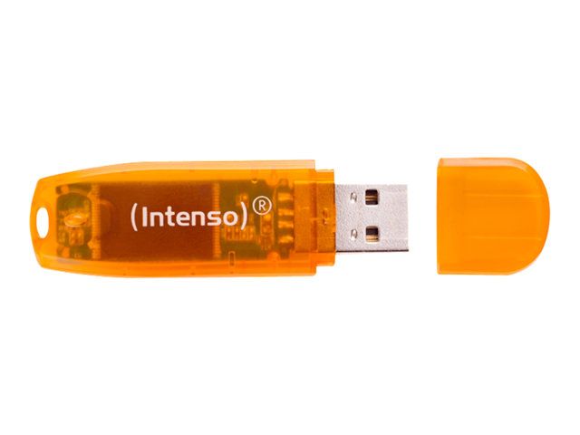 Clé USB Intenso Rainbow 64 Go - Orange
