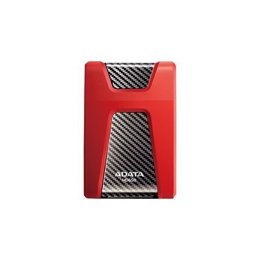 ADATA DashDrive Durable HD650 - 1TB External Hard Drive - 2.5" USB 3.0 - Red