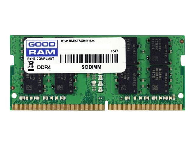 Goodram 16GB DDR4 SO-DIMM Memory Module (260-pin, 2400MHz, CL17, 1.2V, Unbuffered, Non-ECC)