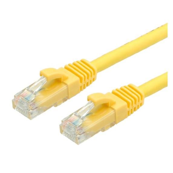 Secomp CAT 6a UTP RJ-45 Cord, 1m, Yellow (RAL 1004)