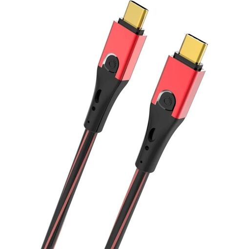 Cable de conexión Oehlbach USB 3.1 (2 x USB-C Masculino) - 1m Rojo