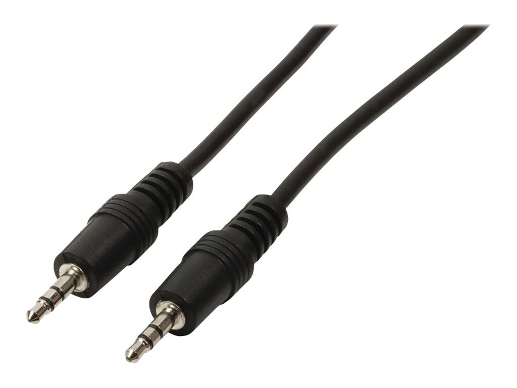 Nedis 3.5mm Stereo Audio Cable - Black, 50cm