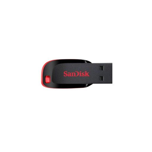 Unidad flash USB 16 GB SanDisk Cruzer Blade (Negro Rojo)