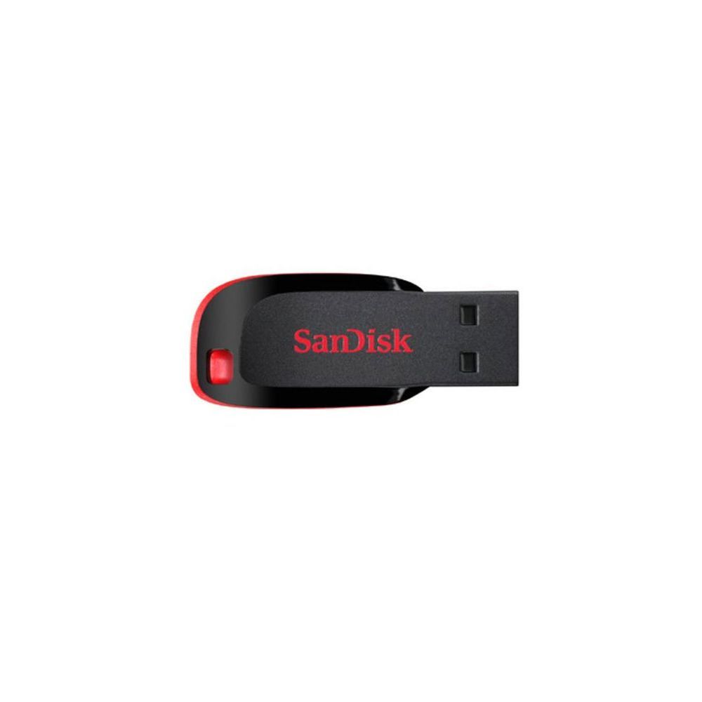 SanDisk Cruzer Blade 16GB USB 2.0 Flash Drive (Black Red)