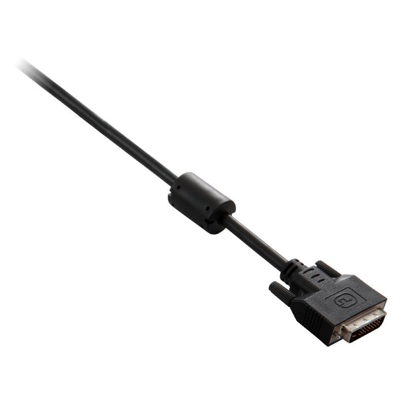 Câble vidéo V7 DVI-D mâle vers DVI-D mâle, noir 3m (10 pieds)
