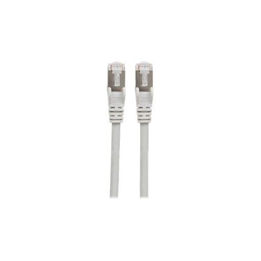 IC Intracom Cat6A Network Patch Cable, 1m, Grey, Snagless
