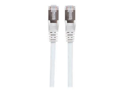 Intellinet Network Patch Cable, Cat6, 10m, White, Copper, S/FTP, LSOH / LSZH, PVC, RJ45, Gold Plated Contacts, Snagless, Booted, Lifetime Warranty, Polybag - Cordon de raccordement - RJ-45 (M) pour RJ-45 (M) - SFTP, PiMF - CAT 6 - sans halogène...