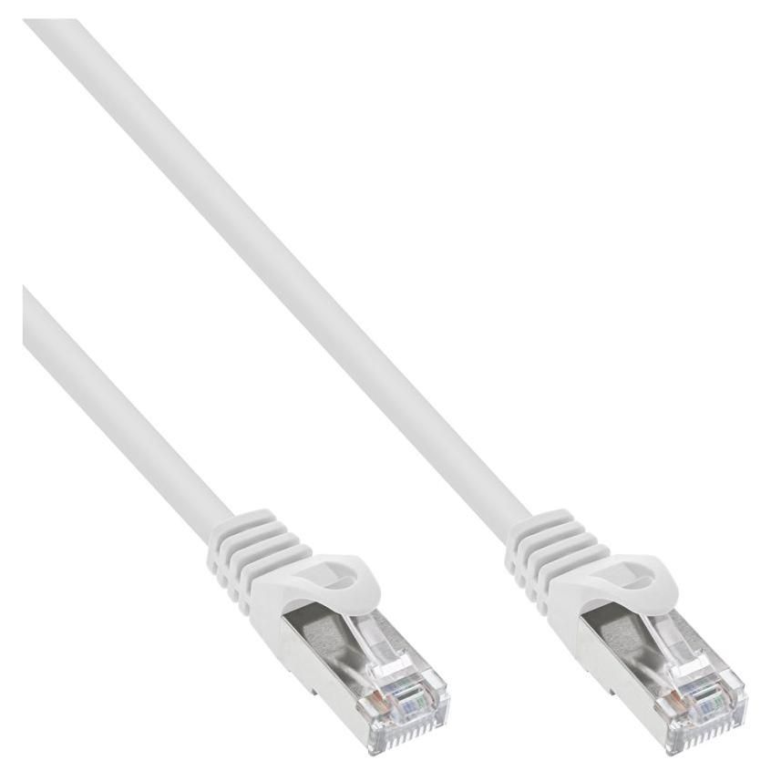 Cable modular INTOS ELECTRÓNICO SFTP CAT 5e, 30 m, Blanco
