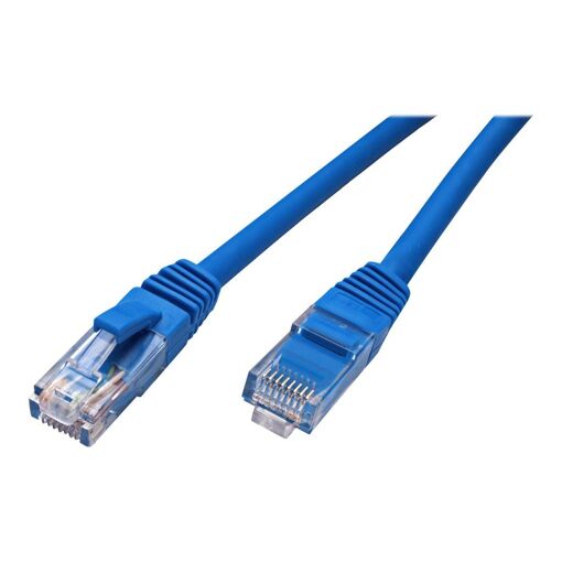 Câble Secomp CAT 6 en maille tissée, 7 m, Bleu