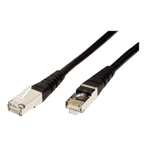 Secomp CAT 6 SFTP Cable, 30cm, Black