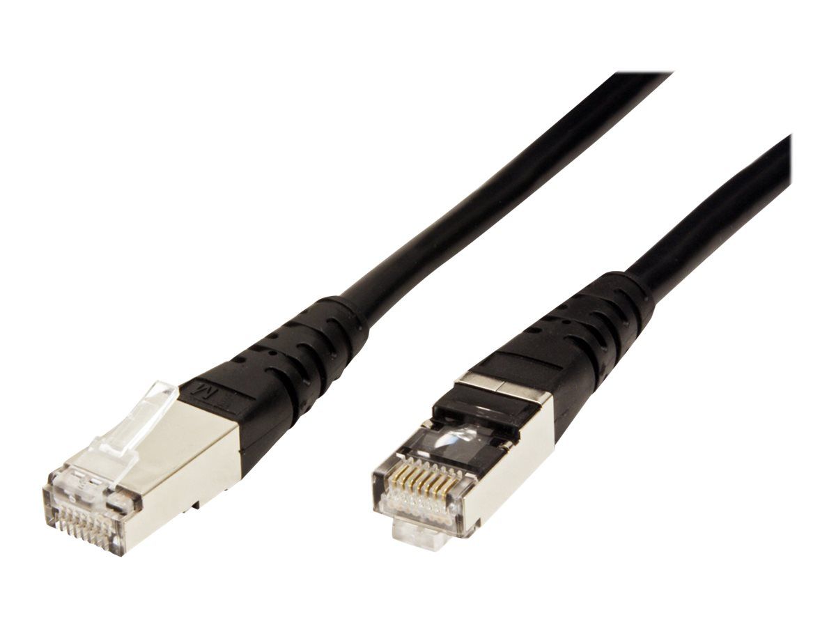 Secomp CAT 6 SFTP Cable, 30cm, Black