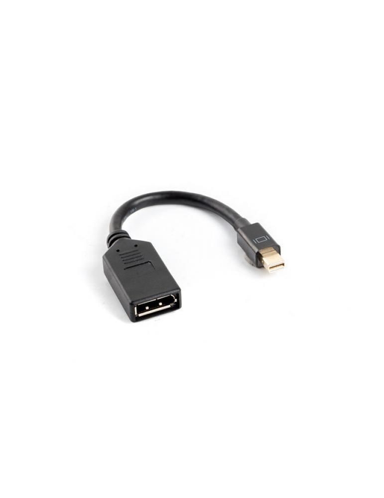 Mini DisplayPort Adapter (1.2) Male to Female, 10cm Black