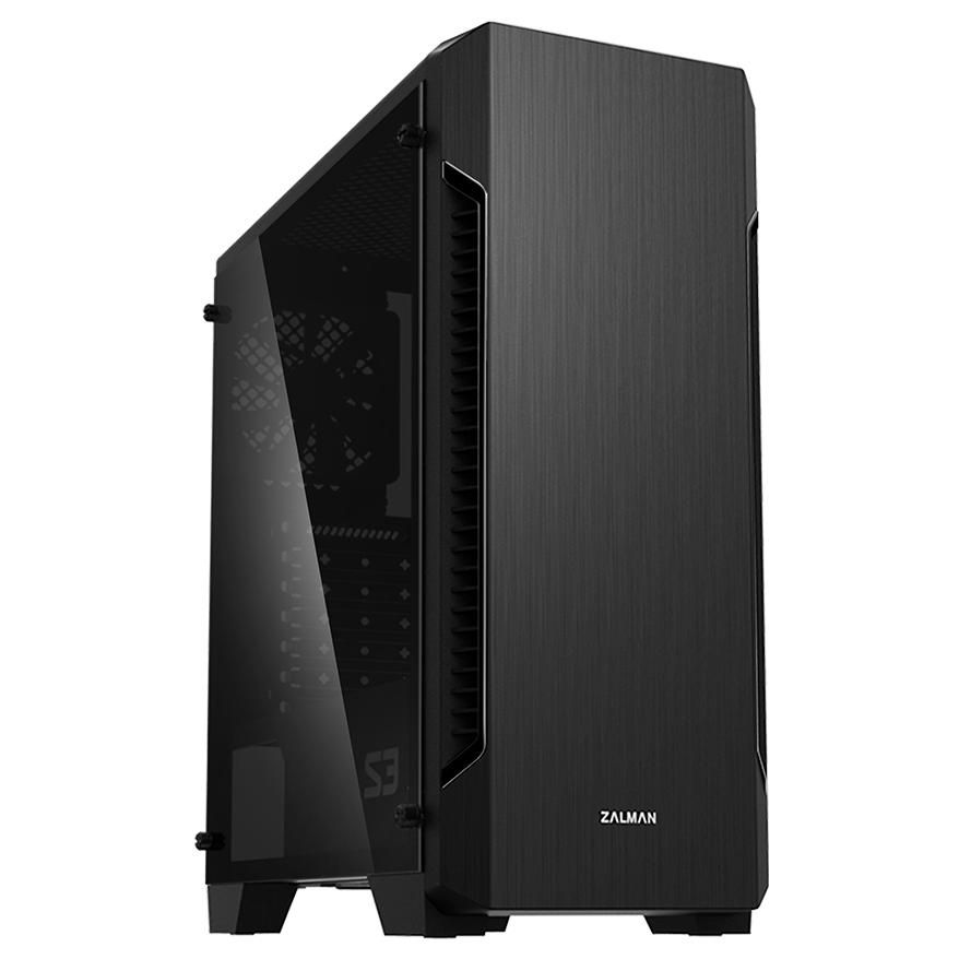 Zalman S3 TG Mid-Tower Case, Black