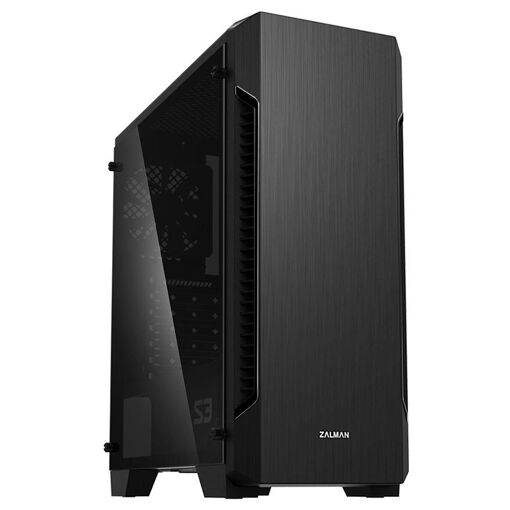 Zalman S3 TG - Tour de serveur mi-tour, Noir
