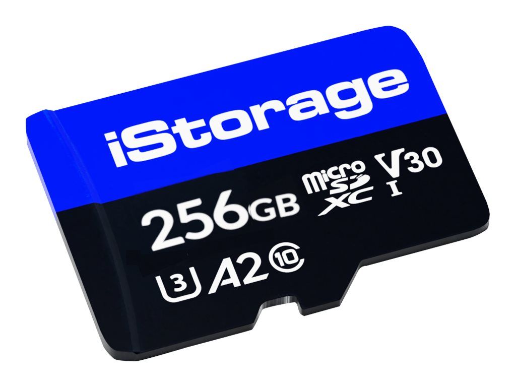 iStorage 256GB microSDXC Memory Card A2 / Video Class V30 / UHS-I U3 / Class10